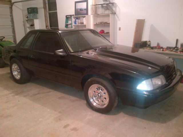 1992 ford mustang fox body notch-back set-up for drag racing