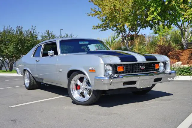 1973 chevrolet nova 1,150 miles silver manual