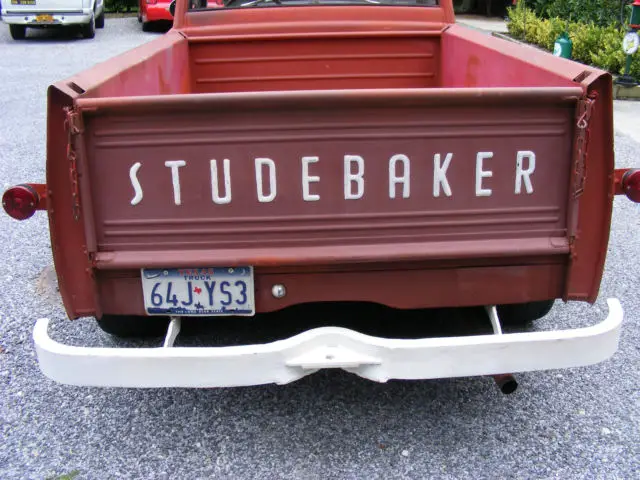 1961 studebaker champ.. faux dealership pickup truck.. 99% orig... rat rod