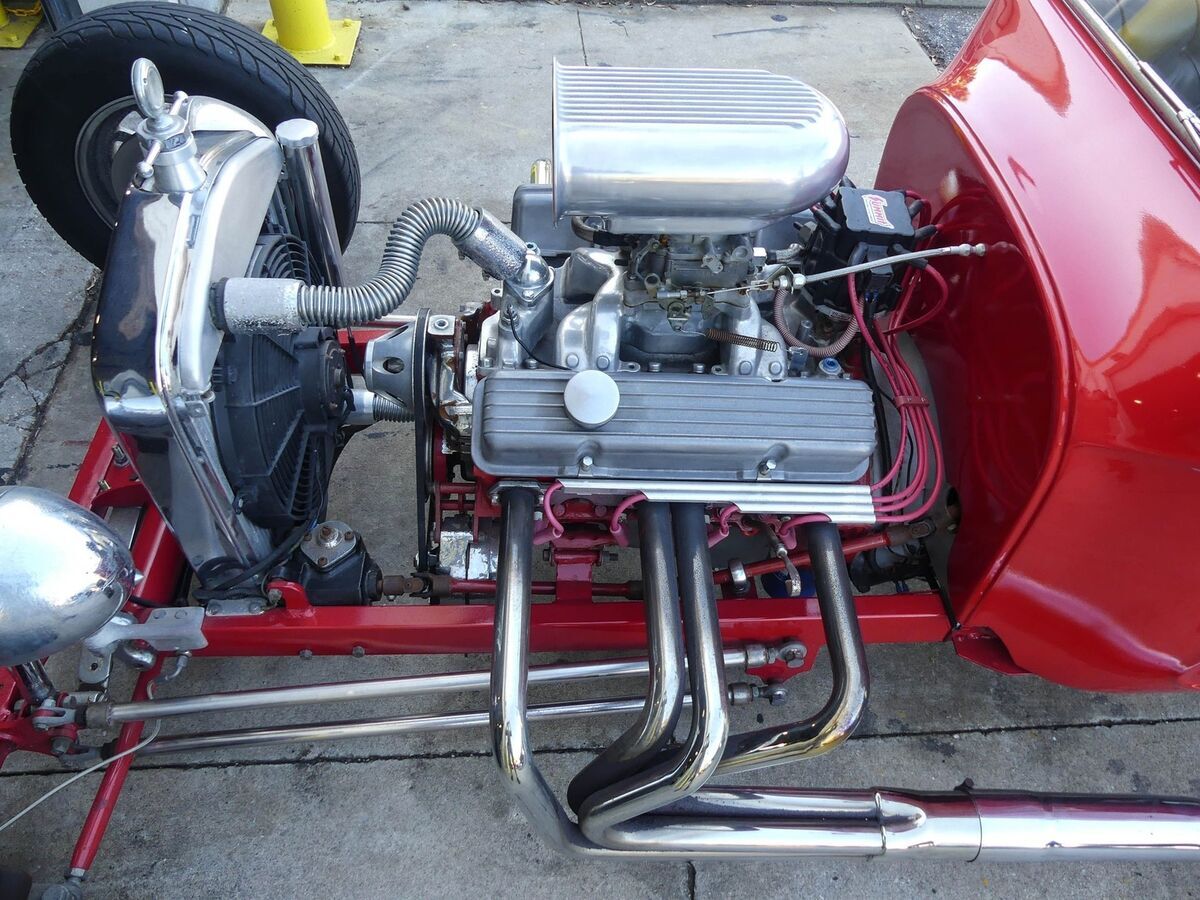 327 cid v8, turbo 350 auto transmission. mickey thompson tires, alloy wheels