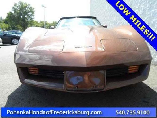 1980 chevrolet corvette in fredericksburg, va