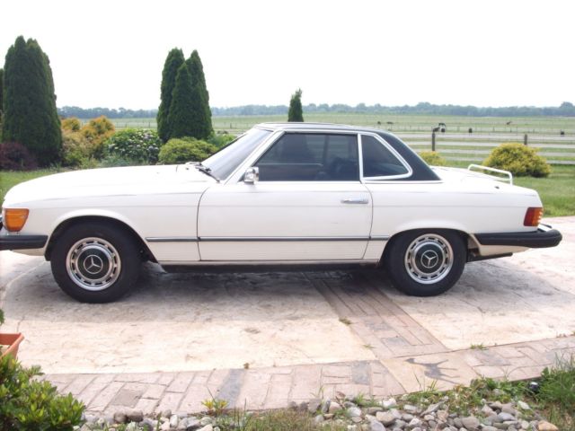 1975 mercedes benz 450sl convertible w/ hardtop gorgeous wow!!
