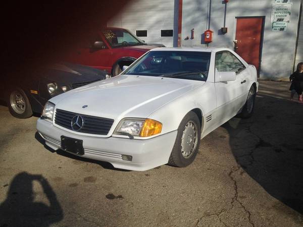 1990 mercedes benz 300 sl wide body removable hard top convertible roadster