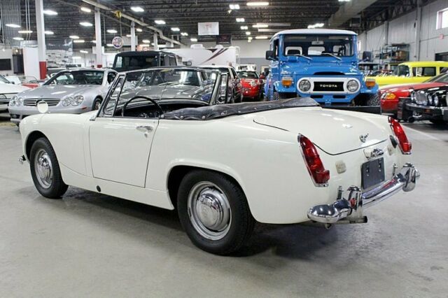 1967 austin-healey sprite 36062 miles white convertible 1275cc 4-cylinder 4-spe