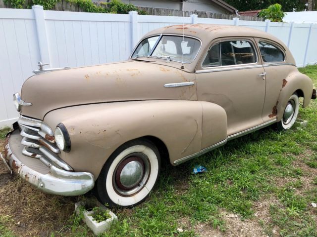 1948 chevy fleetline aerosedan rare - no reserve