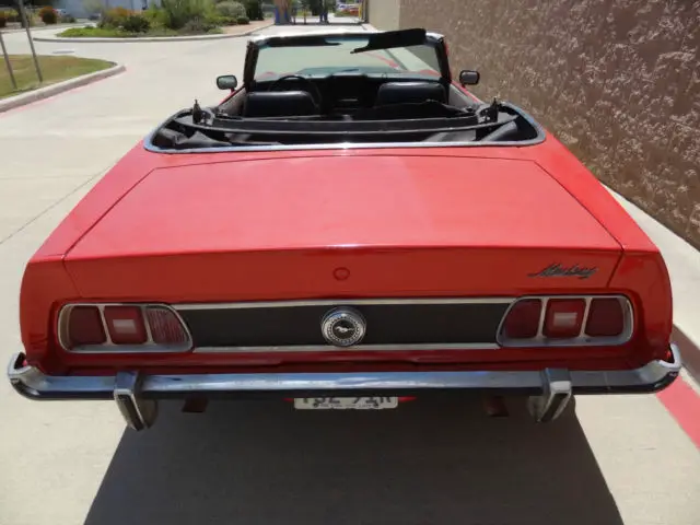 1973 ford mustang convertible 351 c cleveland mach 1 i hood