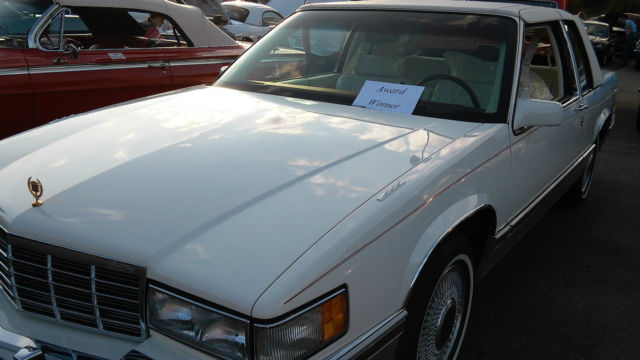 1991 coupe deville - triple white spring edition with gold trim - mint!