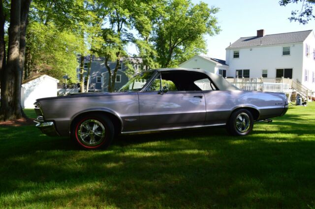 1965 pontiac gto 4-speed convertible in iris mist