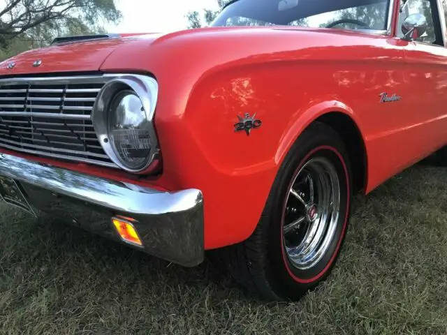 1963 ford ranchero 260 v8 4 spd manual 72306 miles red pickup truck 260 v8 4 spe