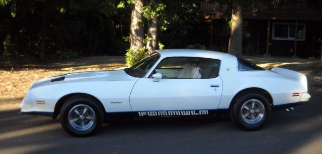 1977 pontiac firebird formula with pontiac 400 motor and oem paint & graphics