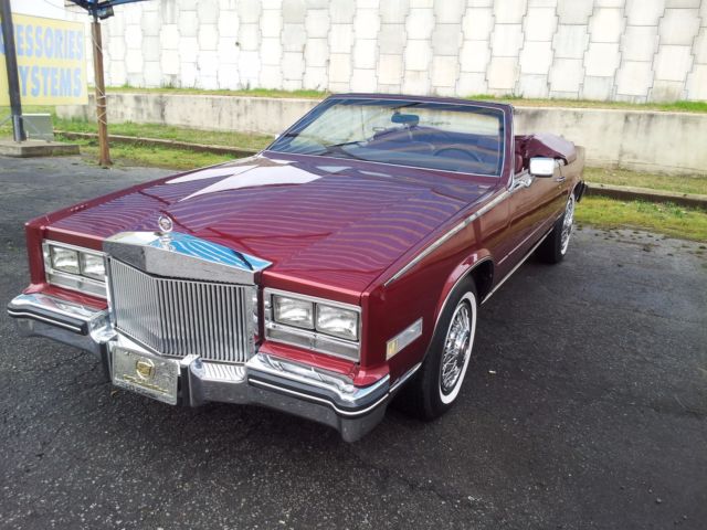 low reserve rare classic 1984 cadillac eldorado barittz convertible