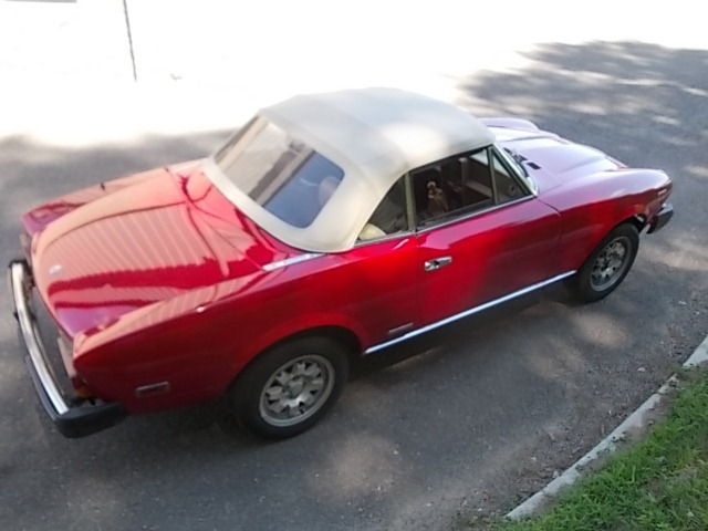 1984 fiat 124 spider / pininfarina azzura spider convertible