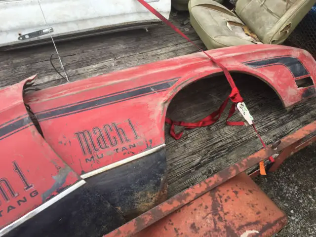 1973 ford mustang mach 1 big block 351c 4v auto extra parts lot tn title q code
