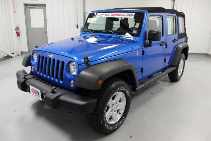used 2016 jeep wrangler 4wd unlimited sport christiansburg, va 24073 for sale in christiansburg, virginia