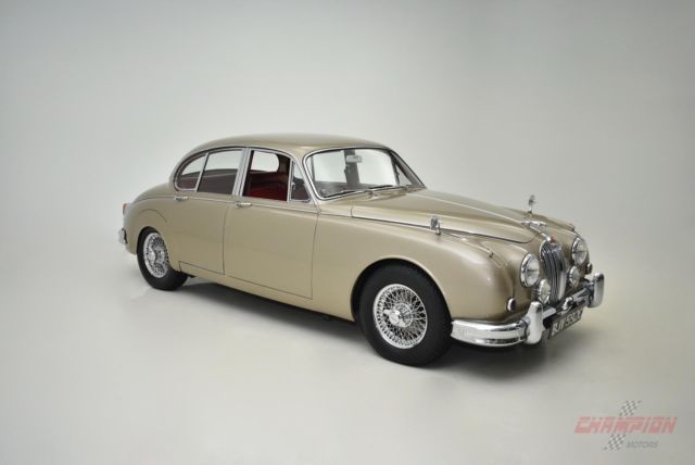 1965 jaguar mark 2 sedan 42387 miles gold 3.4 liter manual 4-speed