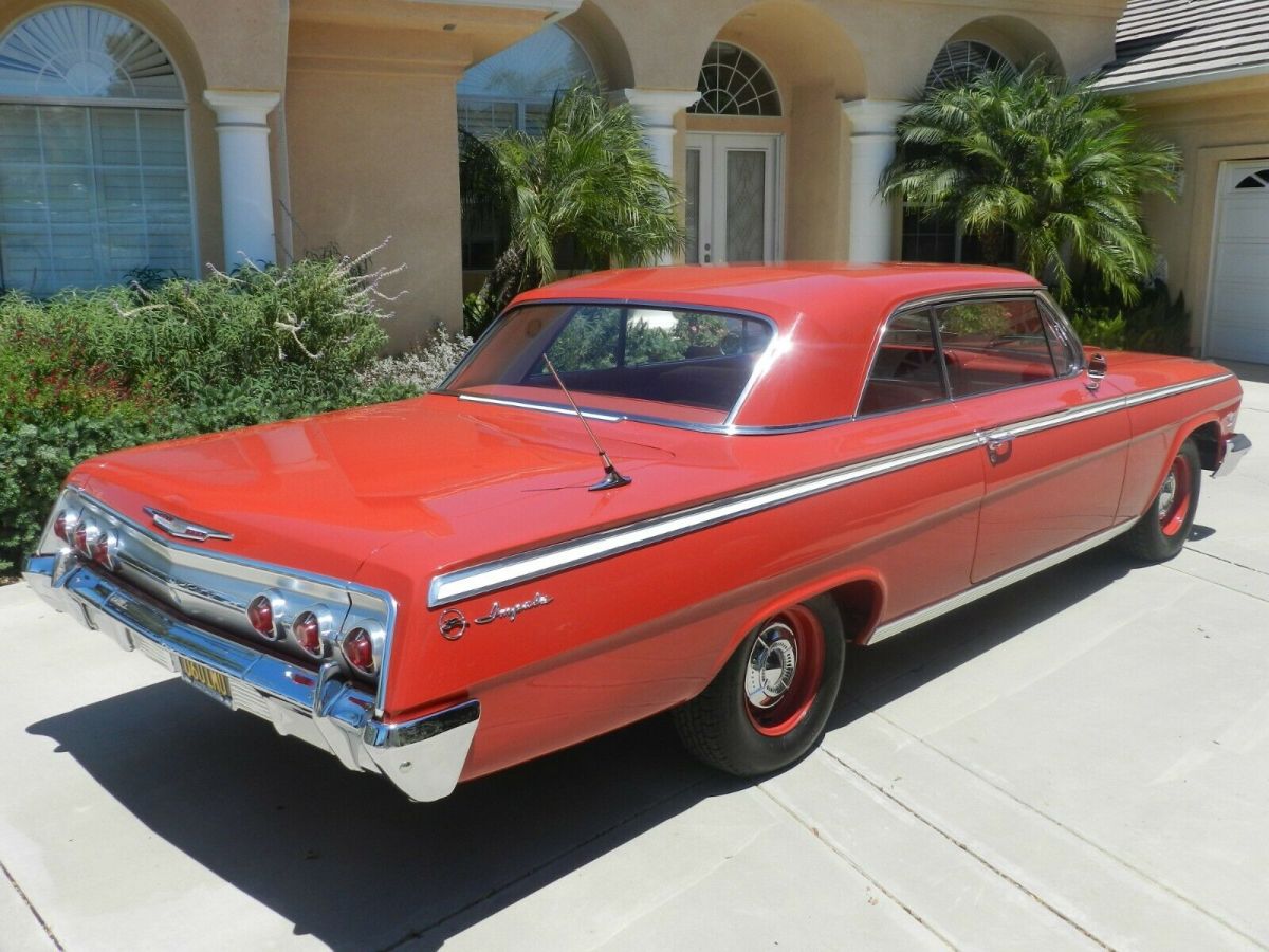 1962 impala coupe, factory 409/4 speed, restored beauty