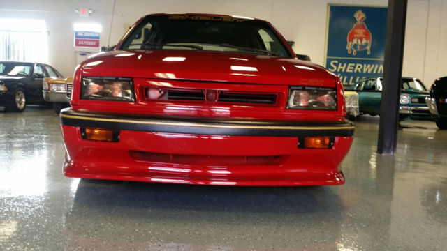 1989 dodge shelby csx – original vnt car #377 - 5 speed manual - restored