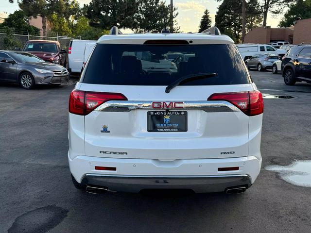 2018 gmc acadia denali