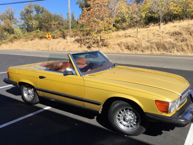 1975 mercedes benz 450 sl roadster low miles!