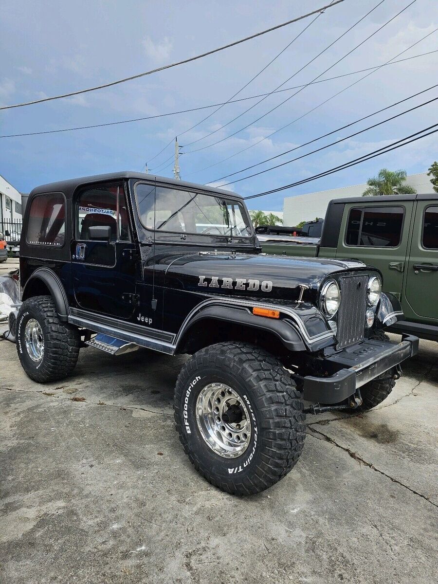 1980 jeep cj-7 black laredo