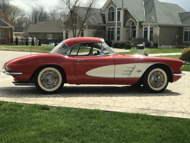 1961 chevrolet corvette base convertible/hardtop 283 58korigional miles 1 owner