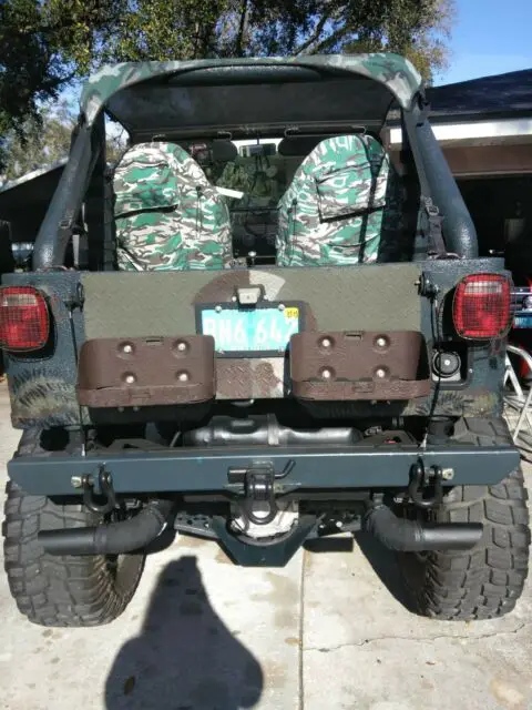 jeep cj5 (amc), restored, modified, lifted, v-8, auto trans.,herculiner coating