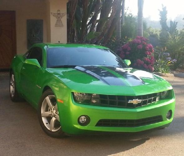 obo 2010 chevy camaro synergy green limited edition 15k in aptos, ca