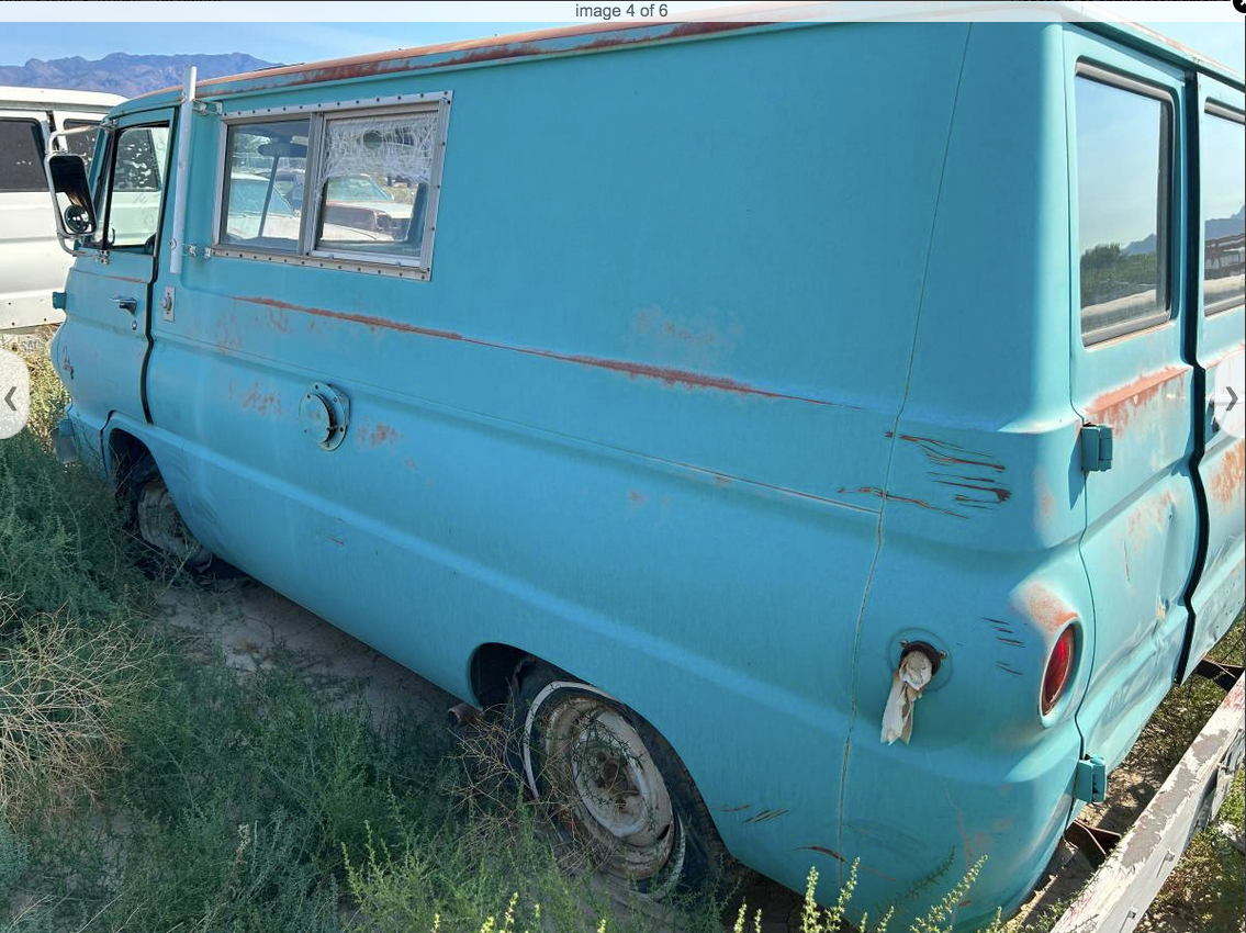 van is complete - storage for at least 15 years - a barn find