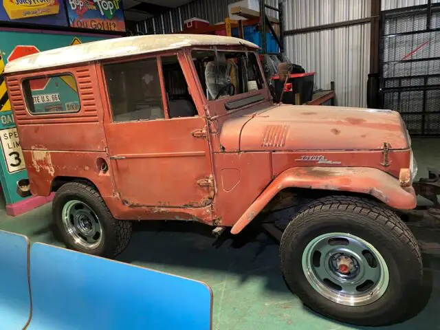 1965 toyota land cruiser red 4wd manual fj40