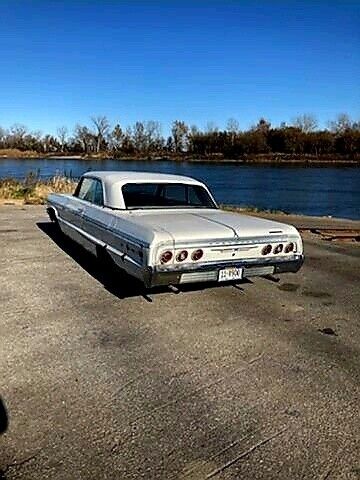 1964 chevrolet impala coupe white rwd manual super sport
