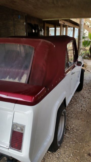 1967 jeepster commando convertible - older restore but good shape - runs good