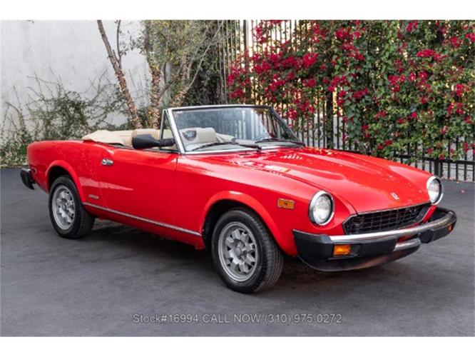 1984 fiat pininfarina azzurra in beverly hills, california