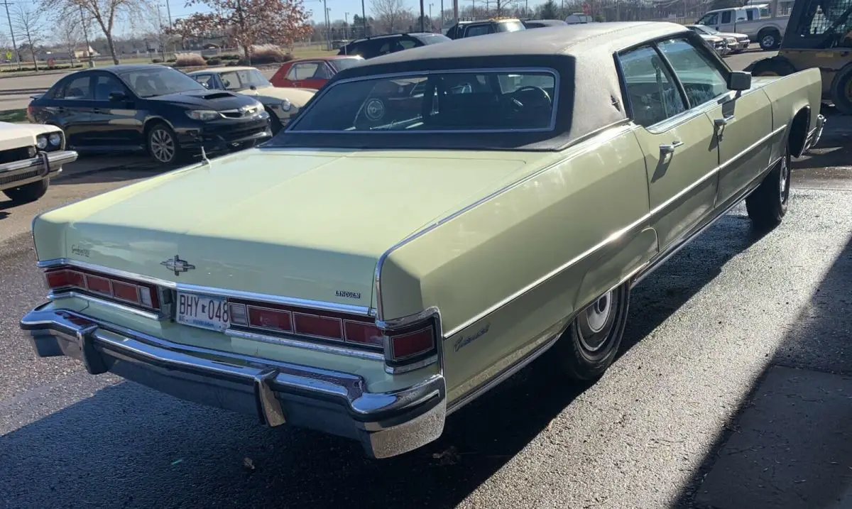1974 lincoln continental sedan yellow rwd automatic