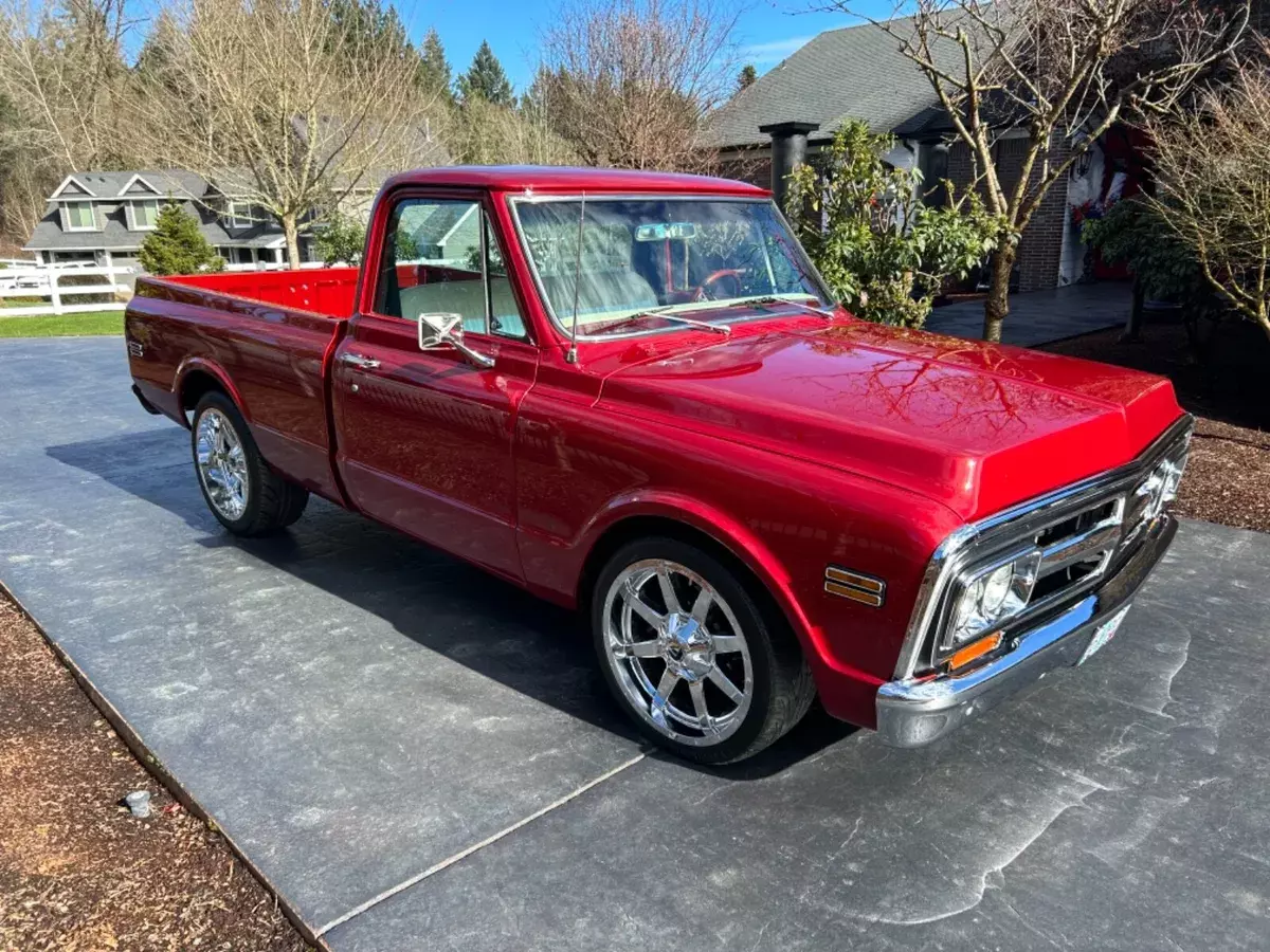 1970 gmc resto mod show truck short bed vintage air