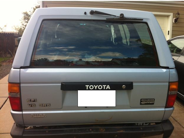1989 toyota 4runner deluxe sr5 3vz-e original owner 144,900 mi ac 5 speed