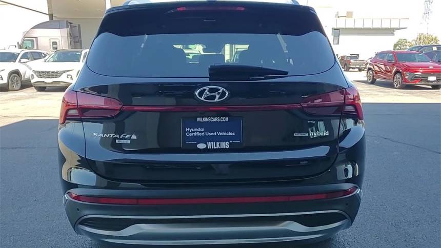 2023 hyundai santa fe hybrid blue