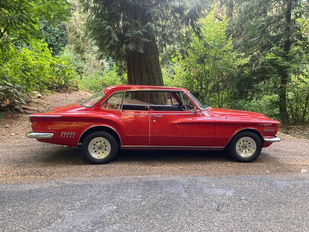 1962 dodge lancer coupe red rwd automatic gt
