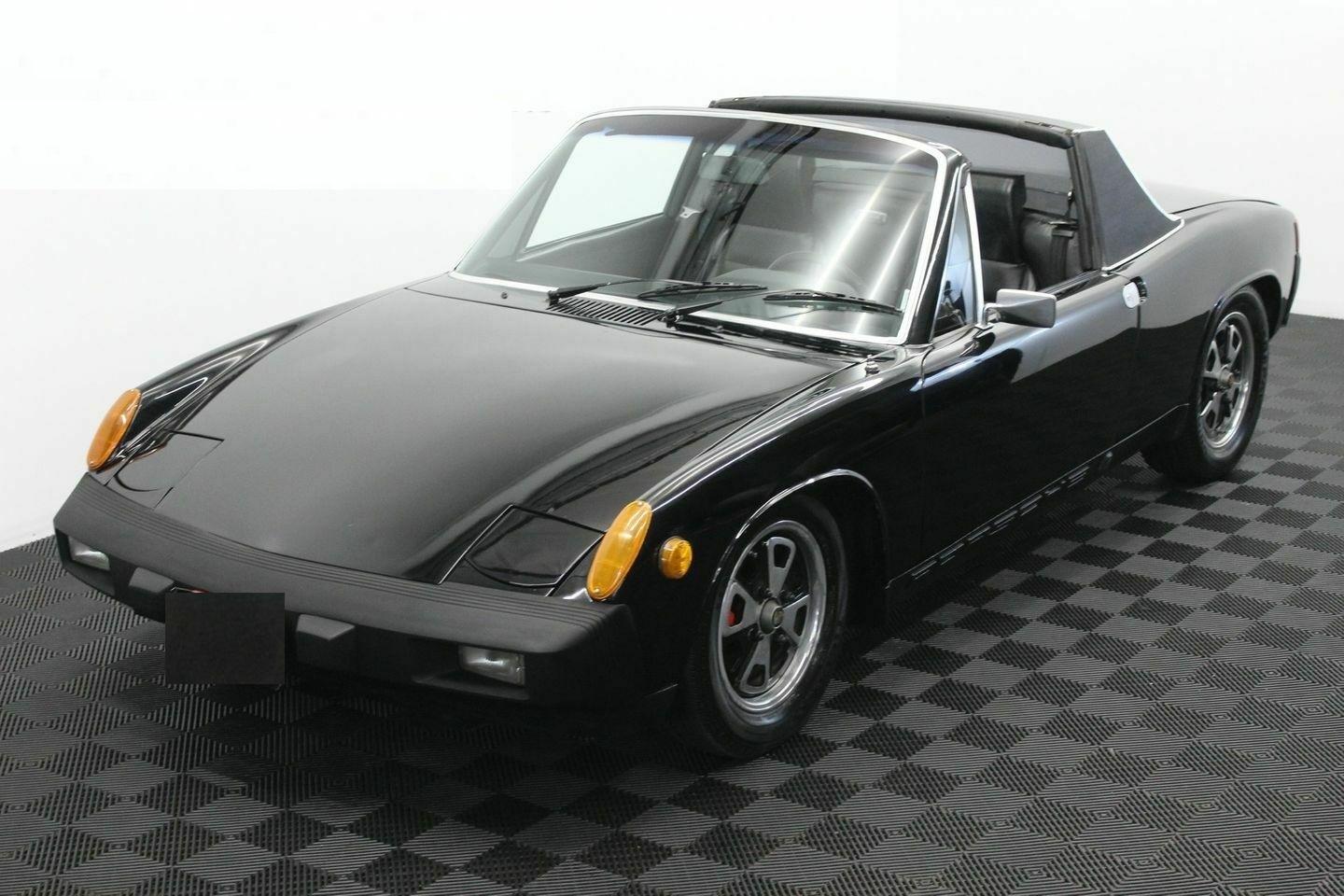 1975 porsche 914 1.8 5 speed 53k miles targa black