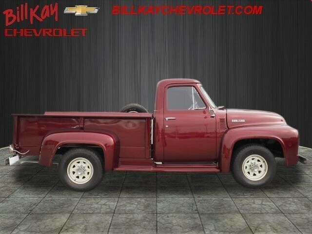 1954 ford f-250 67816 miles fire red metallic pickup truck not specified 4-spe