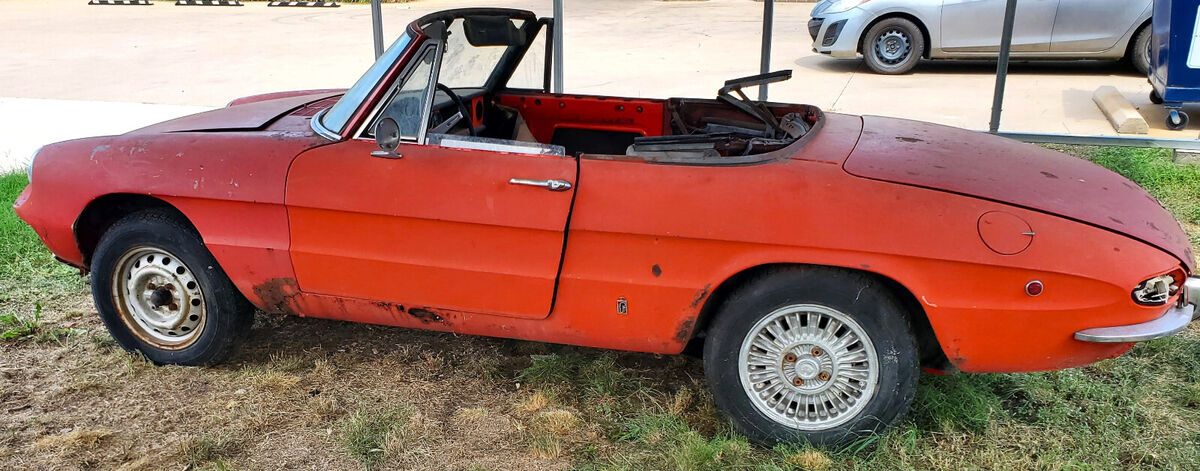 1969 alfa romeo 1750 spider veloce duetto roundtail