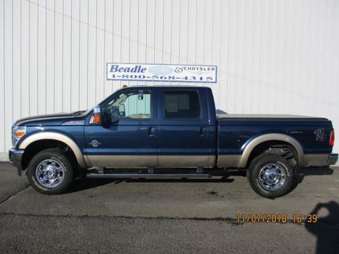 2013 ford f-350 super duty lariat 4x4 lariat 4dr crew cab 6.8 ft. sb srw pickup for sale in foster, south dakota