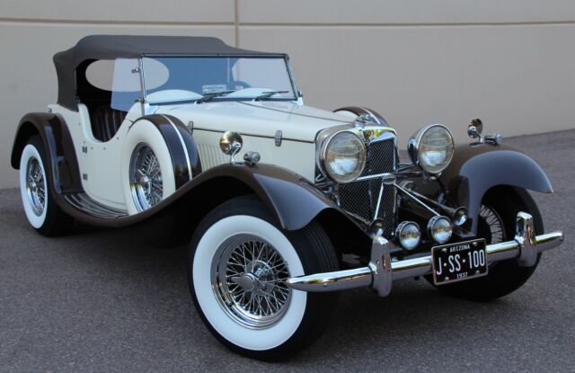 1937 jaguar ss 100 replica chevy motor xk oldtimer titled as austin convertible