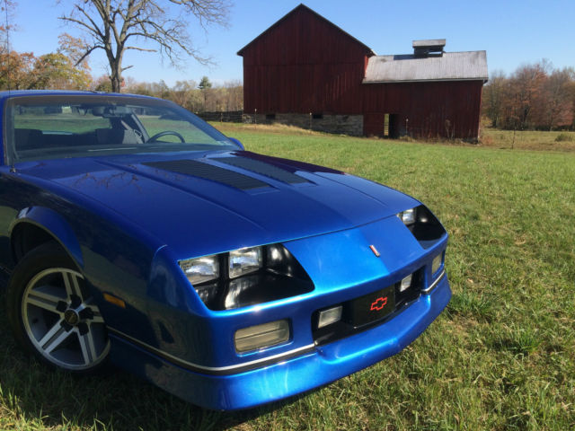 1987 chevrolet iroc z t-top coupe