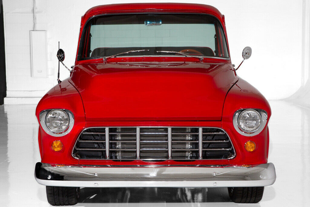 1956 chevrolet pickup cameo big window 350, ac automatic pickup truck