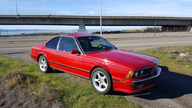1988 bmw e24 635csi cold a/c, low mileage, no reserve