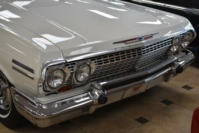 1963 chevrolet impala ss 409 0 miles ermine white 409c.i. automatic