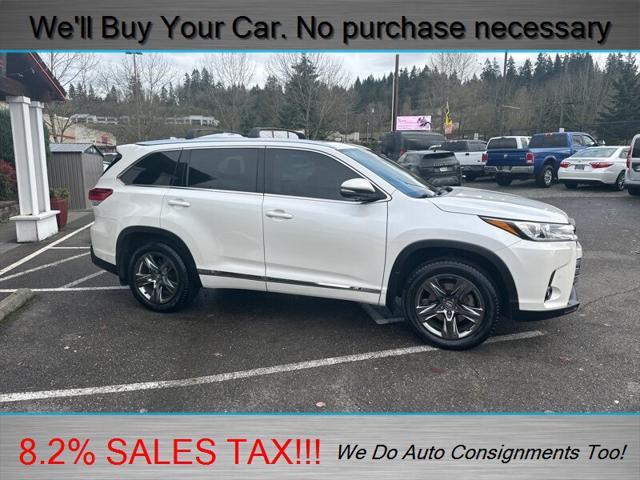 2017 toyota highlander limited platinum