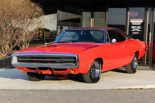 rotisserie restored, 440ci v8 w/ 6-pack, 4-speed manual, buckets, pistol grip!