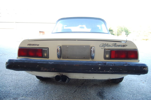 1977 alfa romeo spider worthy project car