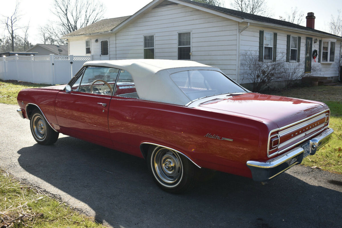 1965 chevrolet chevelle malibu convert. 350 v-8, auto, new throughout, video